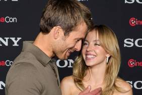Sydney Sweeney and Glen Powell