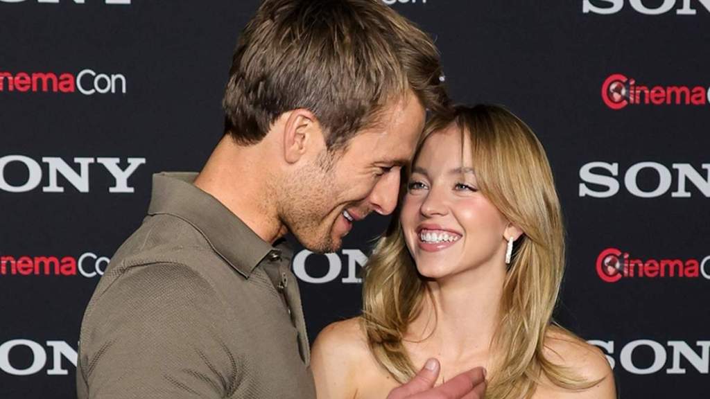 Sydney Sweeney and Glen Powell