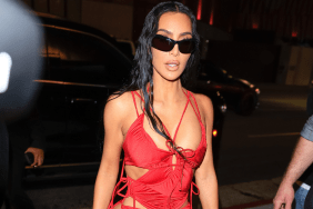 Photos: Kim Kardashian's Backless Red Dress Is 'Goddess' Coded