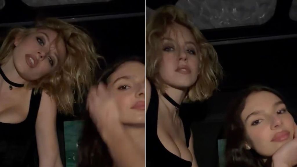 Sydney Sweeney Flirts Real Hard in the Car for Friend's Video