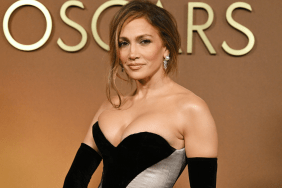 Photos: Jennifer Lopez's Contrast Gown Is Pure Red‑Carpet Drama