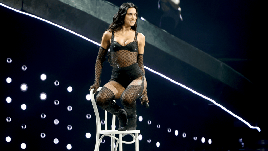 Dua Lipa's Black Minidress Has Many Bold Cutouts