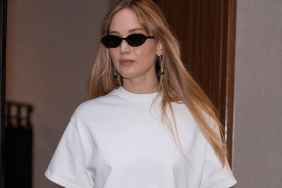 Photos: Jennifer Lawrence Elevates 'Basic' Look With One-of-a-Kind Shoes