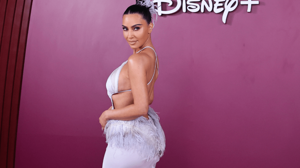 Kim Kardashian's Backless Gown Is Supported by a Single String