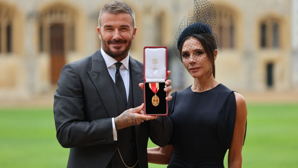 Photos: Victoria Beckham Beams With Pride on David Beckham's Knighthood