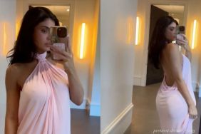 Kylie Jenner Brings Holiday Heat in Backless Dress for KHY video