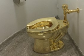 gold toilet auction sotheby