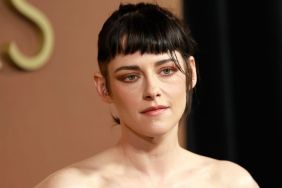 Kristen Stewart’s Micro Miniskirt Is Barely Visible Under Blazer