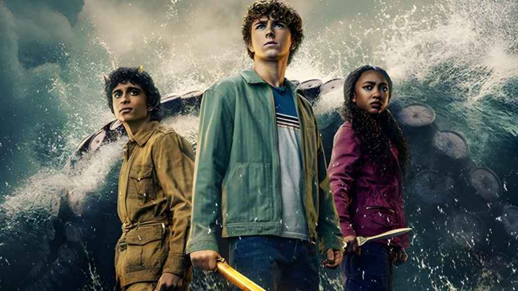 Percy Jackson Season 2 Billboard Has a Waterfall That'll Get You Wet