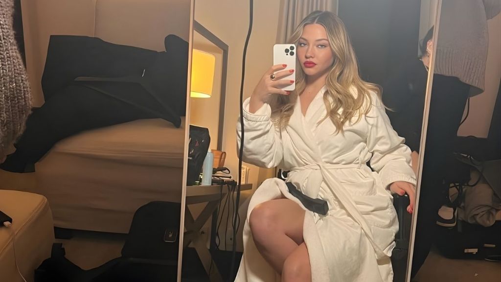 Madelyn Cline’s Fully Sheer Lacy Bodysuit Photo Is a Risk That Paid Off