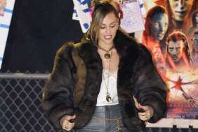 Miley Cyrus' Sheer Lace Top Photos Have Jaws Dropping left & Right