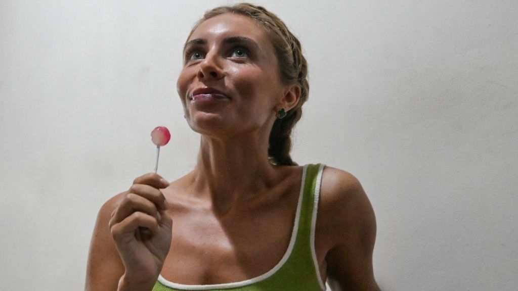 OnlyFans’ Bonnie Blue Sticks Her Tongue Out As She Arrives in UK