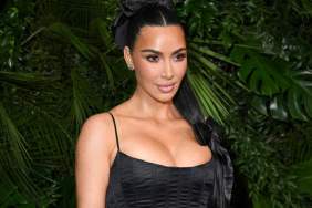 Kim Kardashian's Cut-Out Dress Comes With a Bralette Surprise