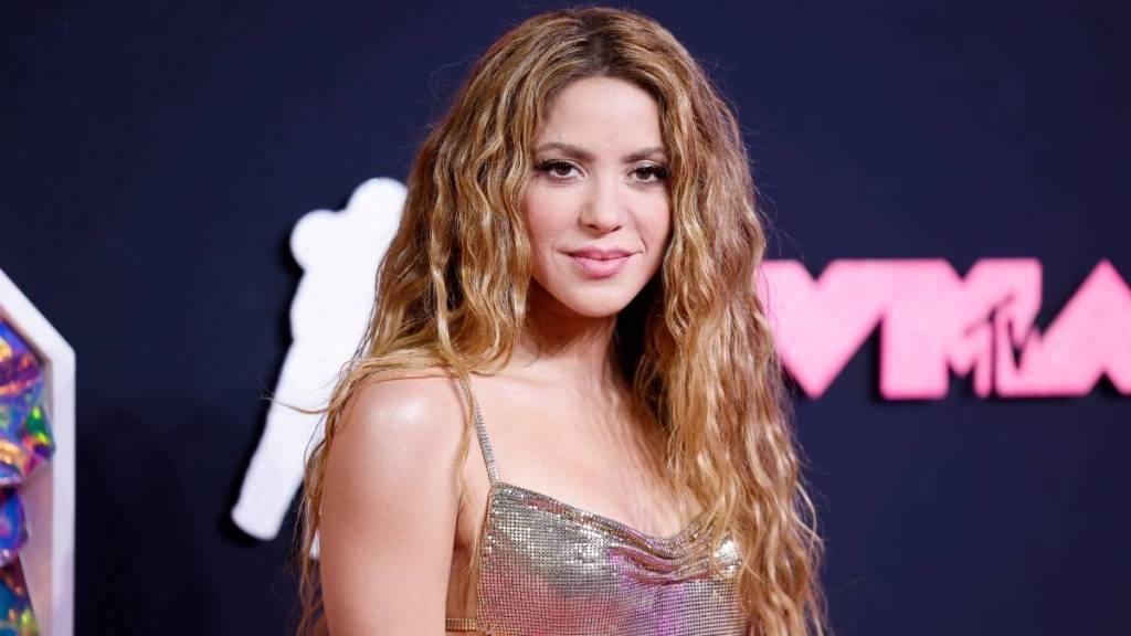 Shakira Makes a Bold Move in Sheer Cutout Dress With Jaw-Dropping Slit