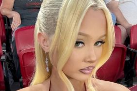 Alabama Barker Poses in Nothing But Just Fur Coat