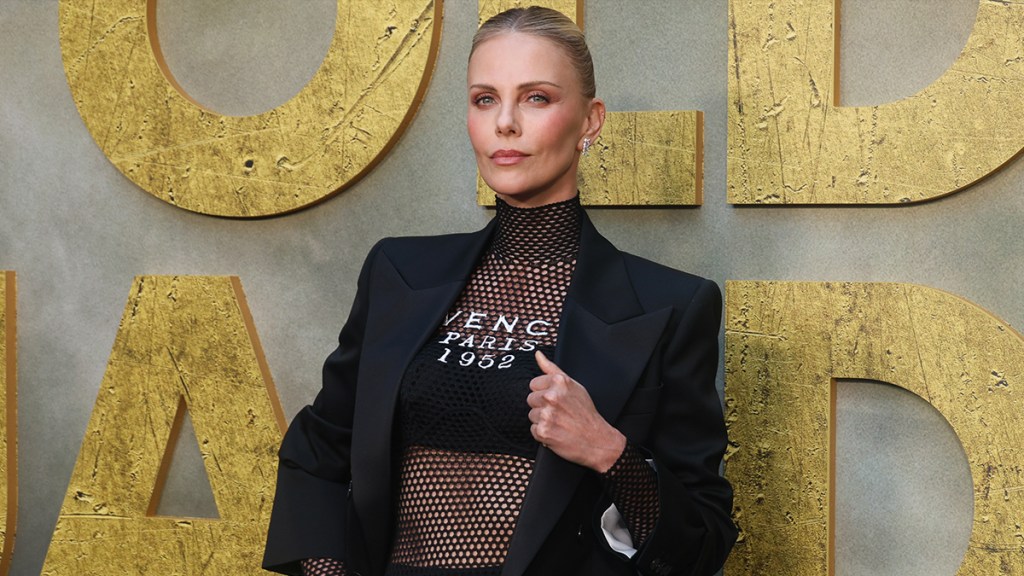 Charlize Theron's Bathtub Photos Reveals Completely Sheer Catsuit
