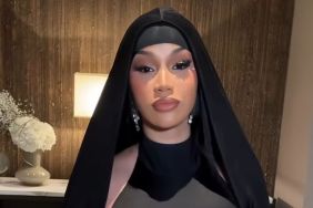 Cardi B Turns into 'Halal B' in Black Dress