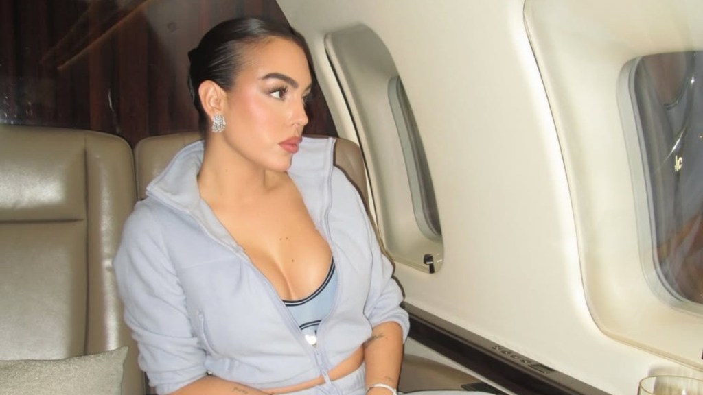 Cristiano Ronaldo's Fiancée in Unzipped Jacket Will Break Your Scroll in Half