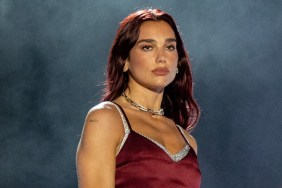 Dua Lipa Proves Red Is Her Color in Cut-Out Bodysuit