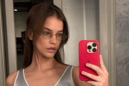 Barbara Palvin's Super Tiny Micro Shorts Are Nearly Invisible