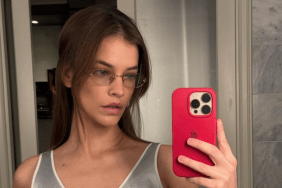 Barbara Palvin's Super Tiny Micro Shorts Are Nearly Invisible