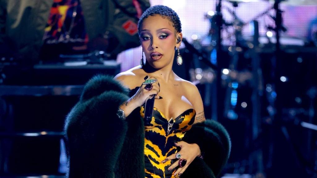 Doja Cat Flaunts Her Wild Side in Animal Print Bodysuits