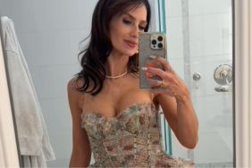 Hilaria Baldwin Scores ‘Best Legs Award’ in Teeny-Tiny Ruffled Dress