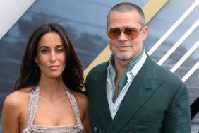 Ines de Ramon and Brad Pitt