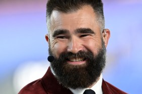 Jason Kelce Threatens to Take His Shirt Off at Travis Kelce & Taylor Swift Wedding