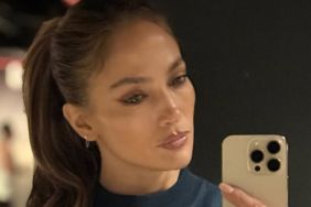 Jennifer Lopez’s Catsuit Photos Show Only a Strap Holding It Up