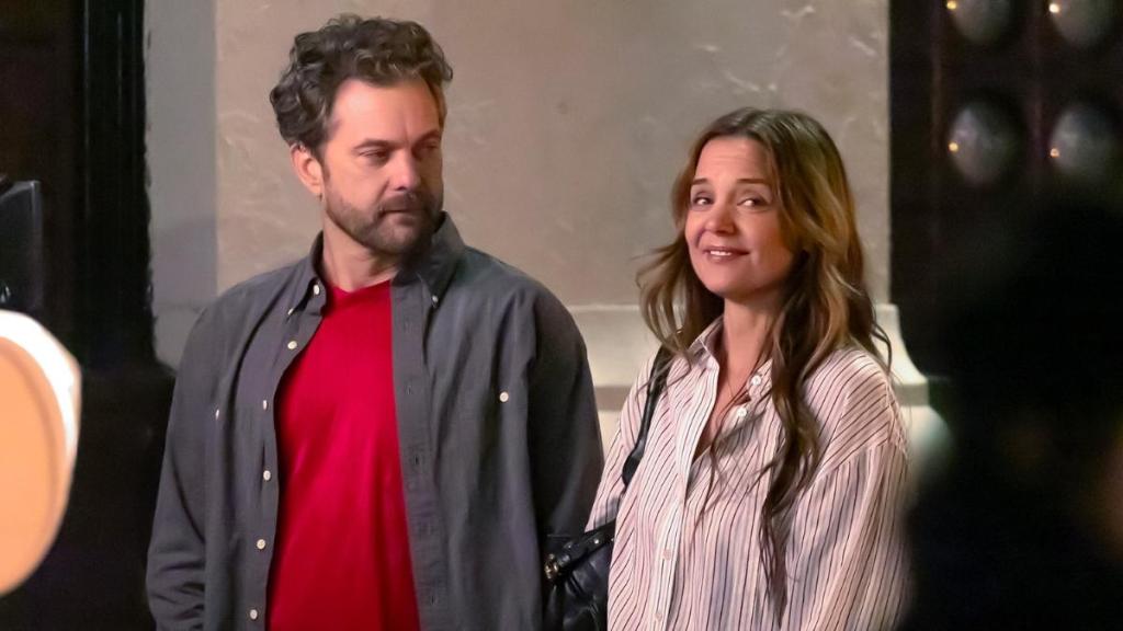Joshua Jackson and Katie Holmes