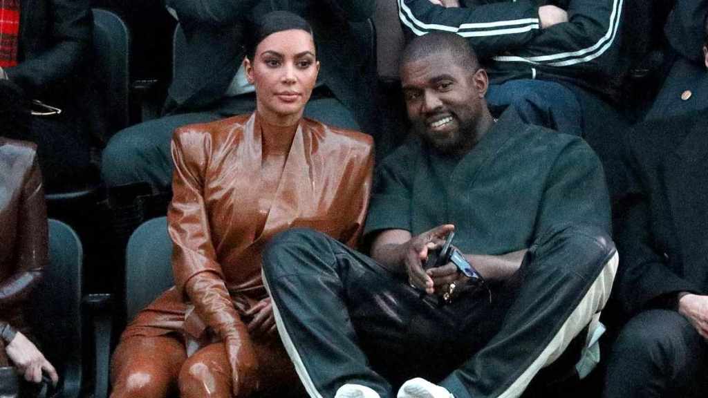 Kim Kardashian an Kanye West