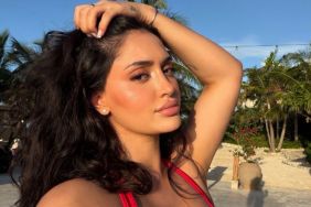 Leah Kateb Is 'Looking Bomb' in Red Bikini