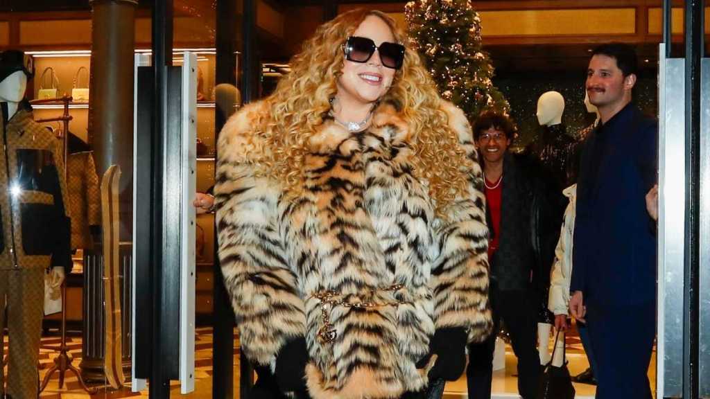 Mariah Carey's Gucci Coat & Boots Is Double-Take Worthy