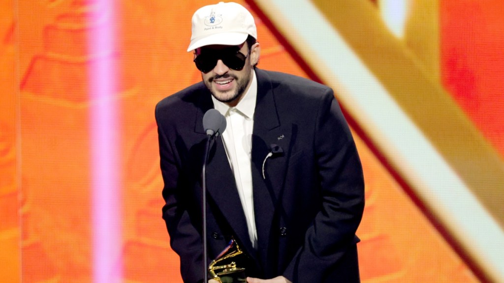 Bad Bunny Falls On Stage But Fans Save the Day