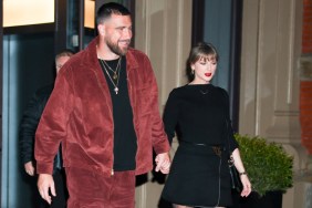 Taylor Swift Wears Black Mini-Skirt For Travis Kelce's Christmas Match