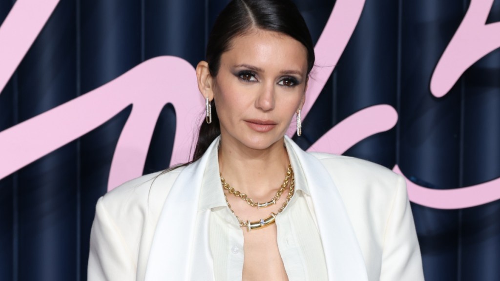 Nina Dobrev Looks 'Hot' in Unbuttoned Shirt Look