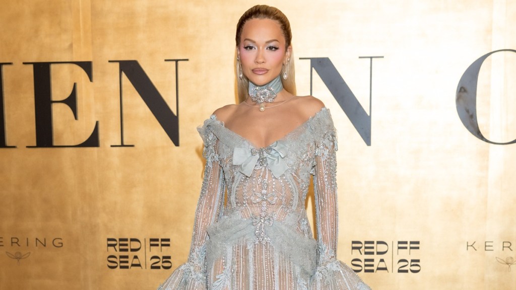 Rita Ora Has Fans Obsessed With Her Bold Sheer Dress