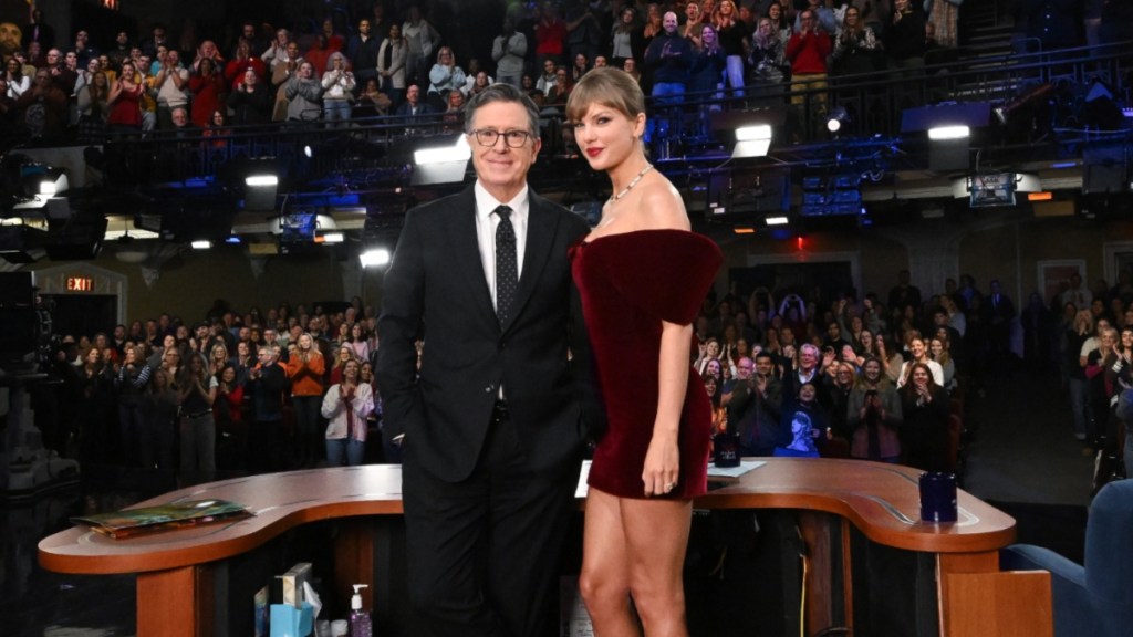 Taylor Swift Has an Advice For Stephen Colbert Amid Show Ending