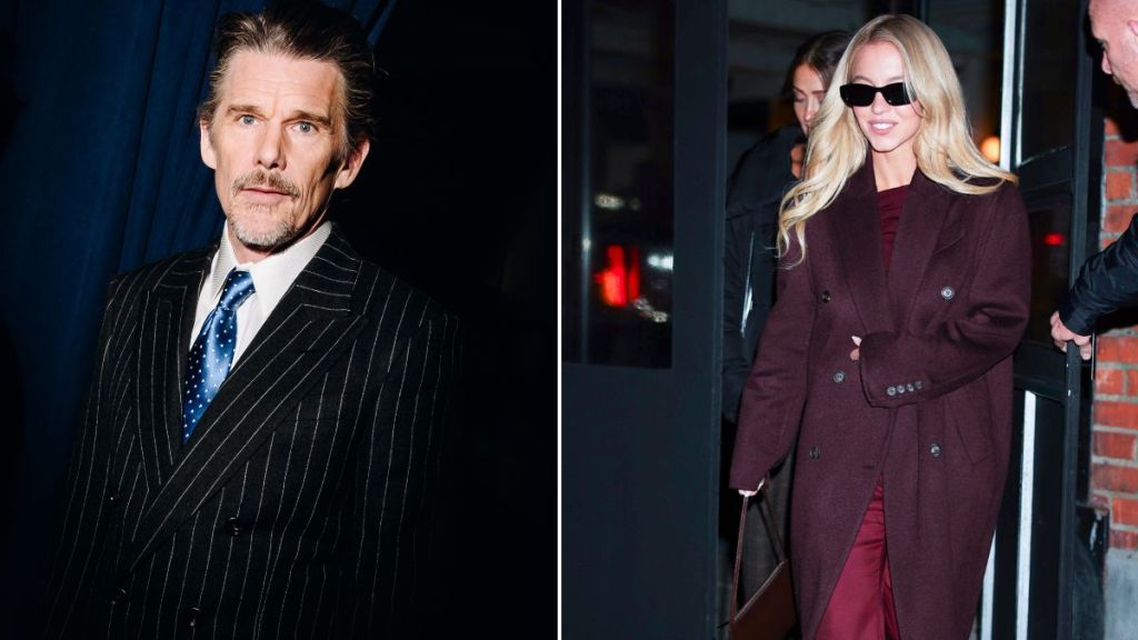 Ethan Hawke Reflects on Parenting Mistakes in a Chat With Sydney Sweeney