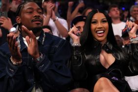 Cardi B & Stefon Diggs Try Family Yoga After Welcoming Baby