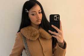 Cindy Kimberly's Thong Peeks Through Her Sheer Dress in Photos
