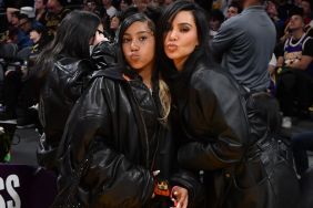 North West Steps Out in Bleached Brows