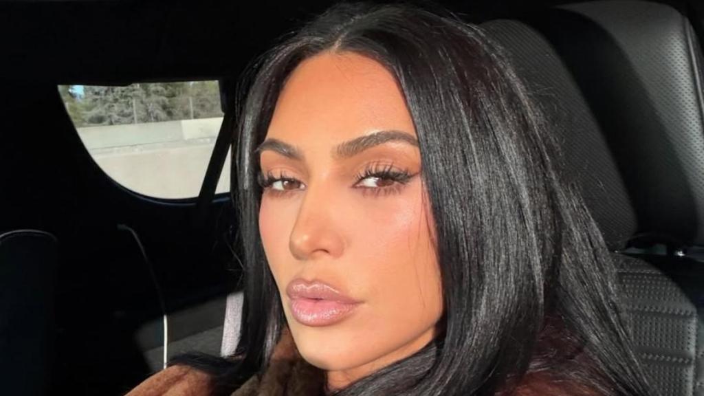 Kim Kardashian's Photo Features Cami Top With String-Like Straps