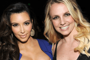 Kim Kardashian Snuggling With Britney Spears on Bed Will Make You Look Twice