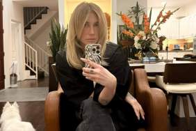 Kesha's Cheeky Thong Steals Spotlight in Fully Sheer Bodysuit Photo