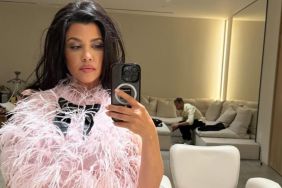 Kourtney Kardashian’s Tiny Minidress Is the Treat as She Cooks in Pics