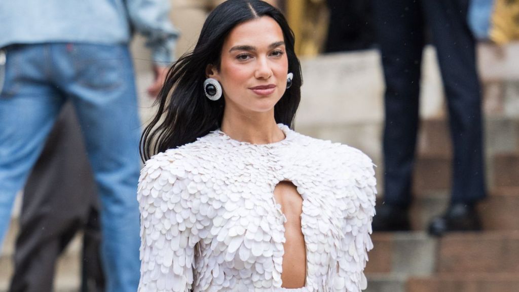 Dua Lipa's Paillette Minidress Comes With a Bold Cutout