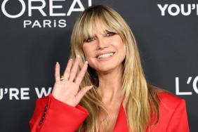 Heidi Klum Looks 'Hot' in Sheer Lace Stocking