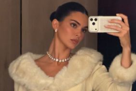 Kendall Jenner on Bed in Fur Fit & Heels Screams 'Queen'